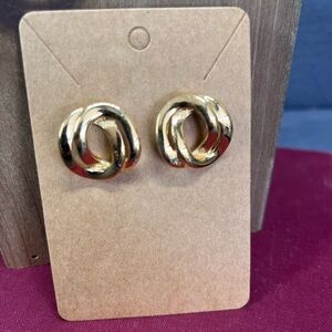 Monet Gold Knot Earrings